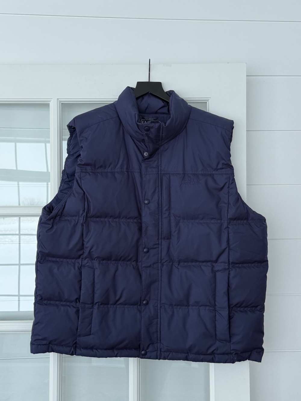 L.L. Bean Navy Quilted Puffer Vest